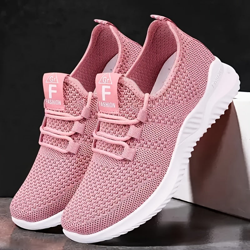 Women's Casual Lightweight Breathable Lace-Up Platform Trainers | Perfect for Outdoor Activities